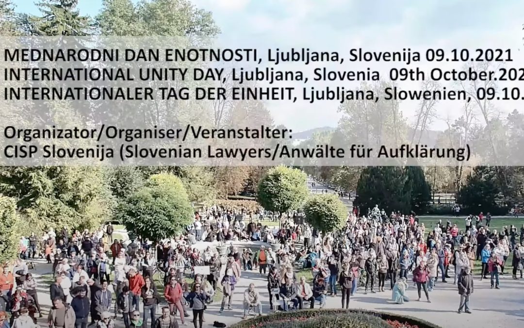 Dr. Brunner beim Tag der Internationalen Einheit in Ljubljana