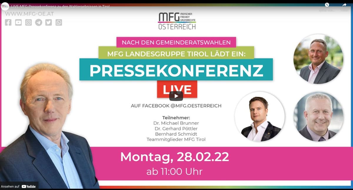 LIVE: Pressekonferenz Tirol am 28.2. ab 11 Uhr