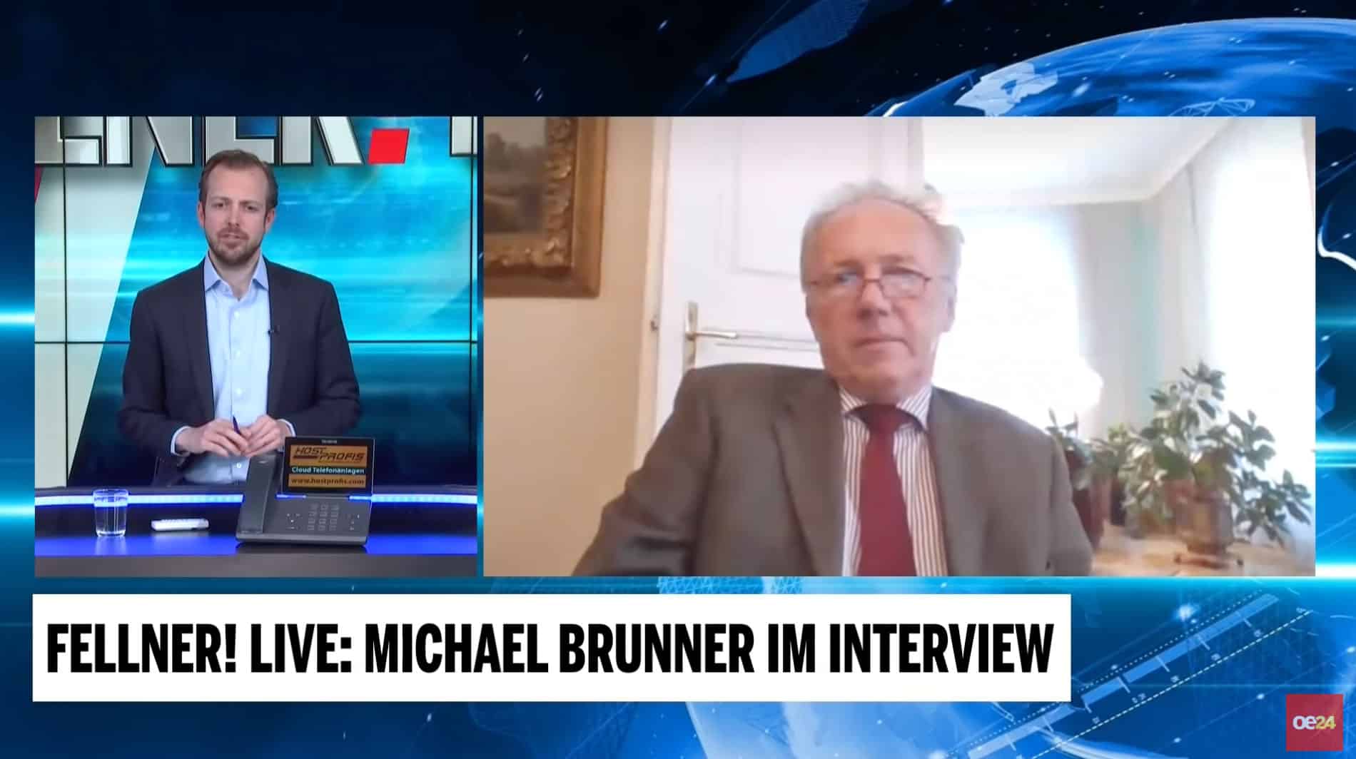 Michael Brunner im Interview bei Fellner! LIVE