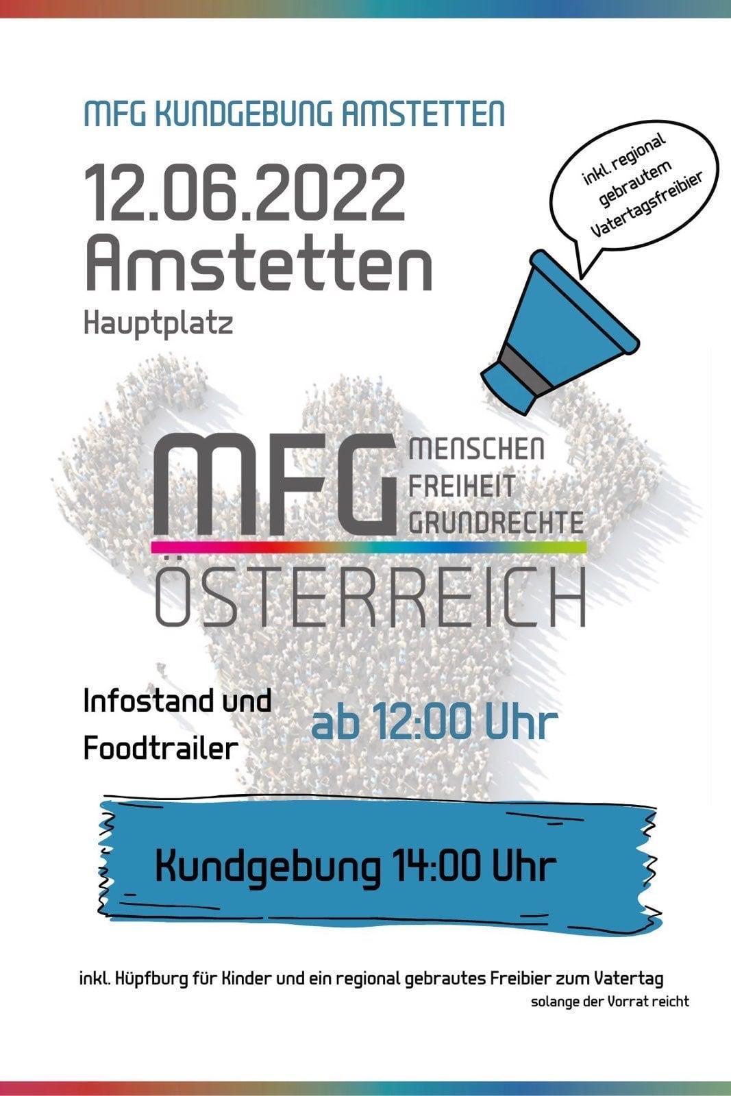 kundgebung amstetten