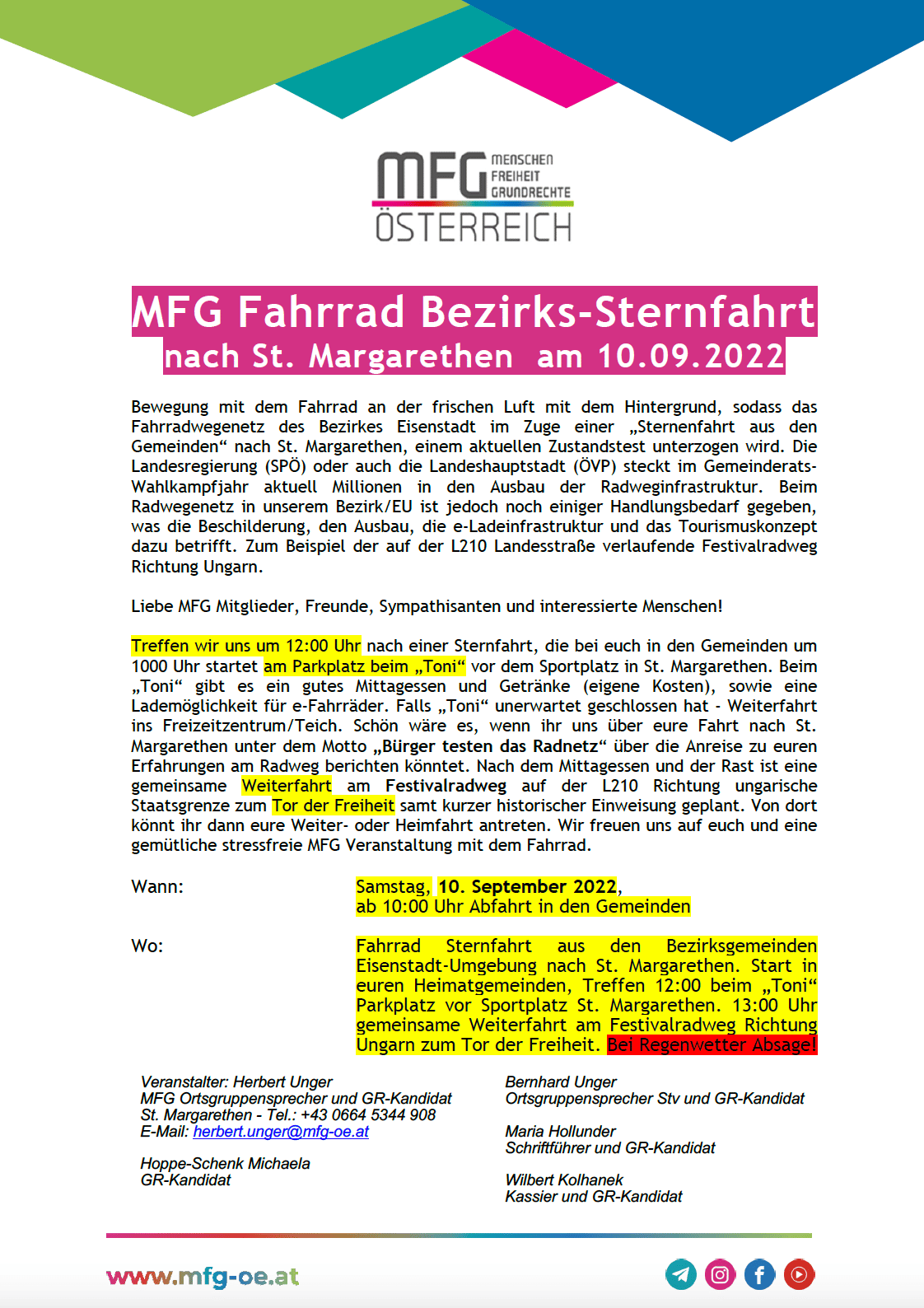 einladung