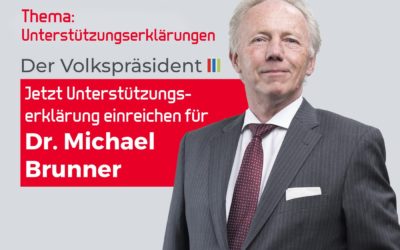 Unterstützungserklärung ab 9. August einreichen