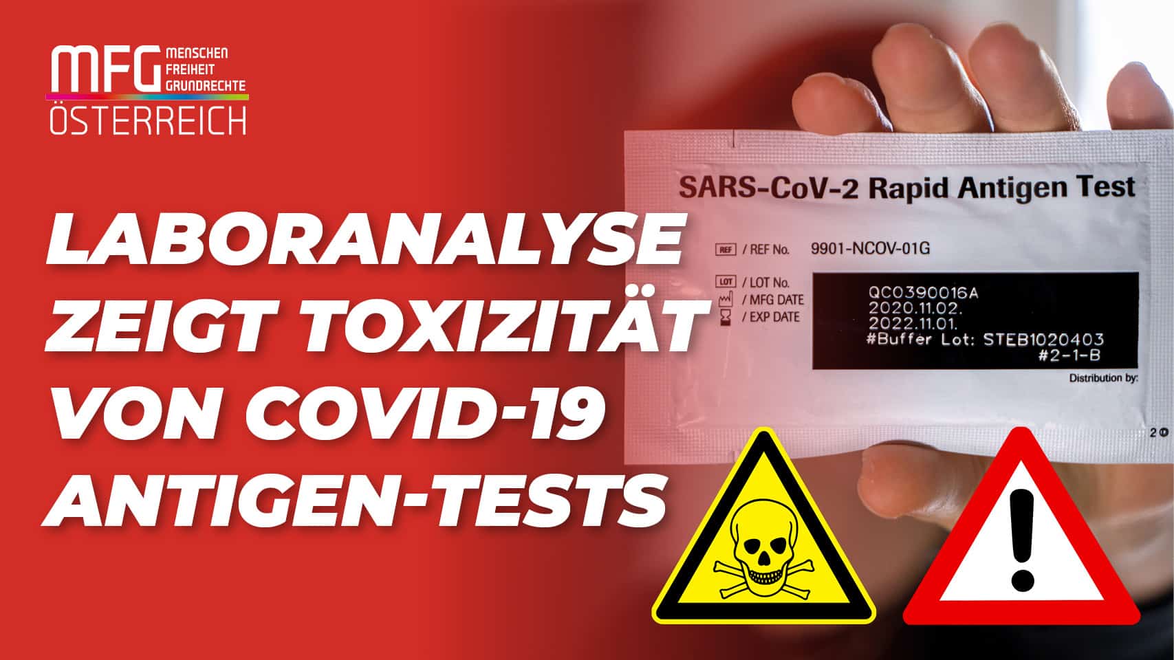 Laboranalyse zeigt Toxizität von Covid-19 Antigen-Tests (Mit Video!)