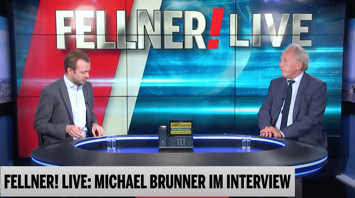 Dr. Michael Brunner im Interview bei Fellner! LIVE:
