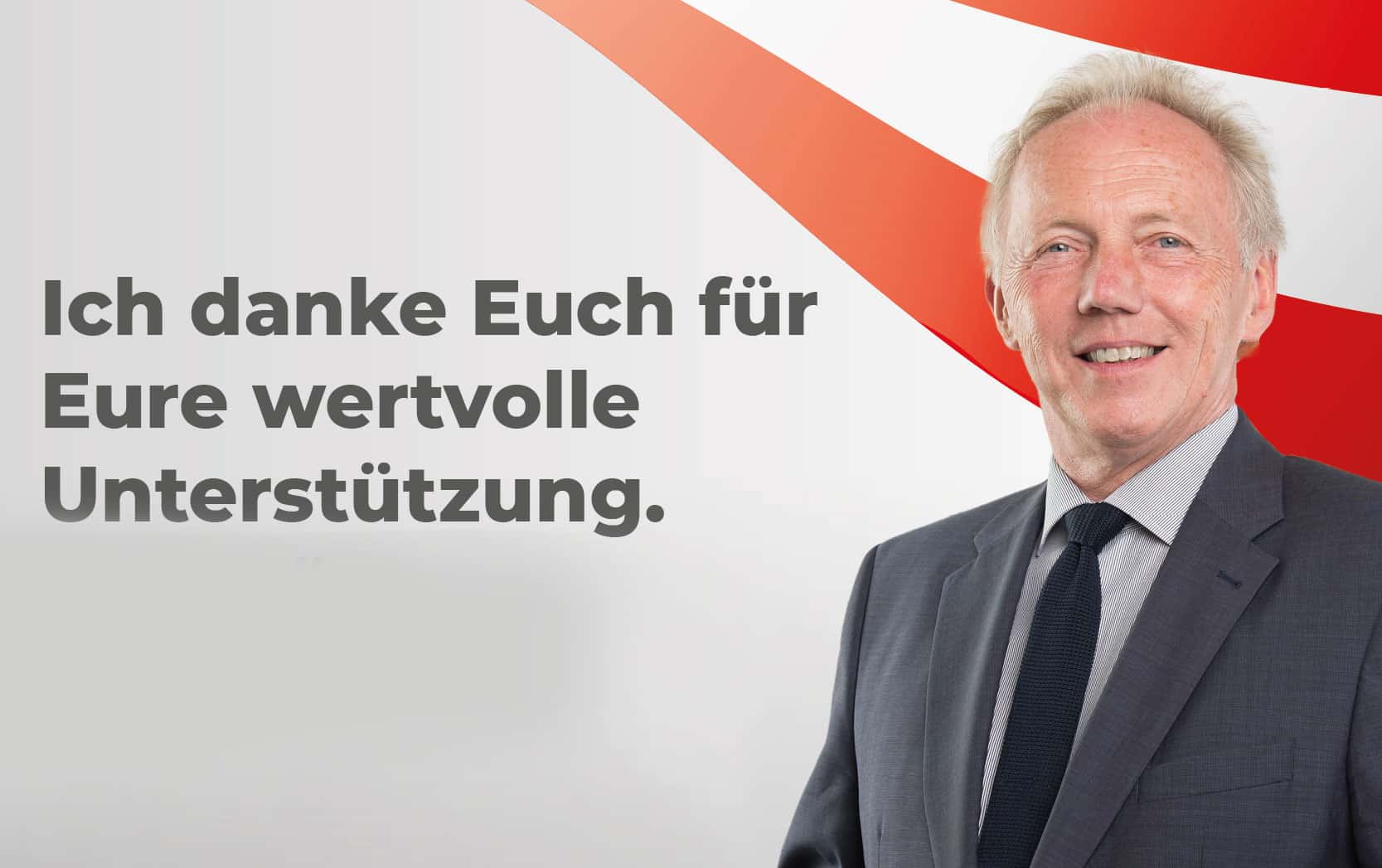 Ich danke Euch für Eure wertvolle Unterstützung.