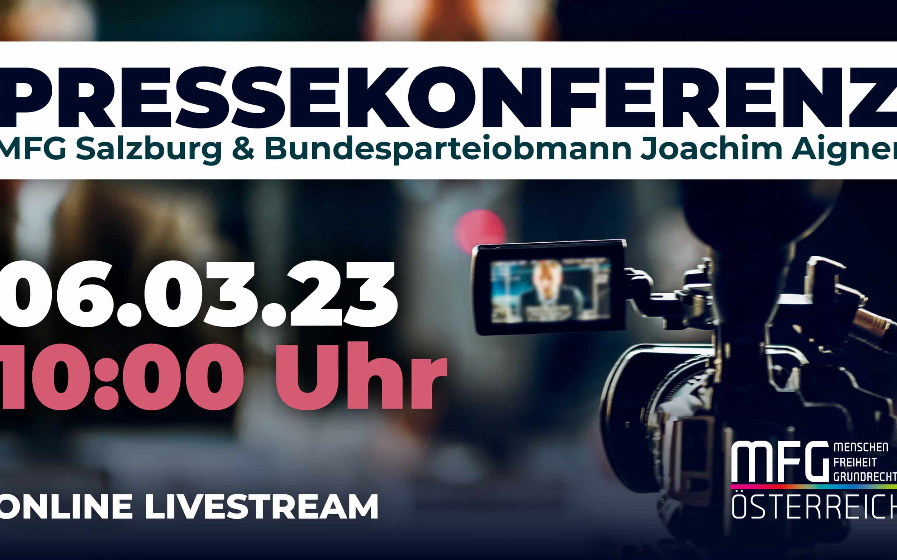 Einladung zur Pressekonferenz Salzburg