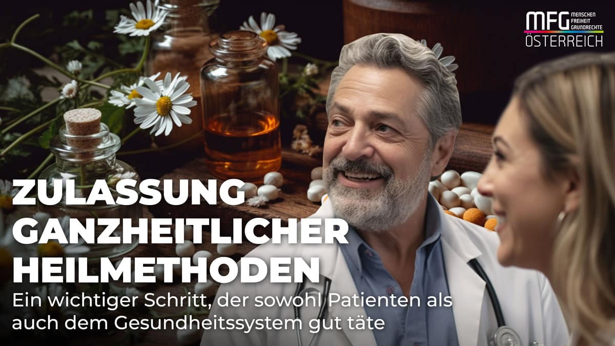 Die MFG setzt sich für alternative Heilmethoden im österreichischen Gesundheitssystem ein. Sie glauben, dass diese Änderung unser Gesundheitssystem entlasten und Patienten finanziell helfen könnte. Sie arbeiten daran, dass mehr Menschen Zugang zu diesen Methoden haben, ohne zusätzliche Kosten tragen zu müssen.