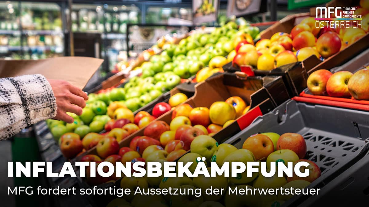 Jetzt! Sofort! Weg mit der Mehrwertsteuer auf den täglichen Einkauf!