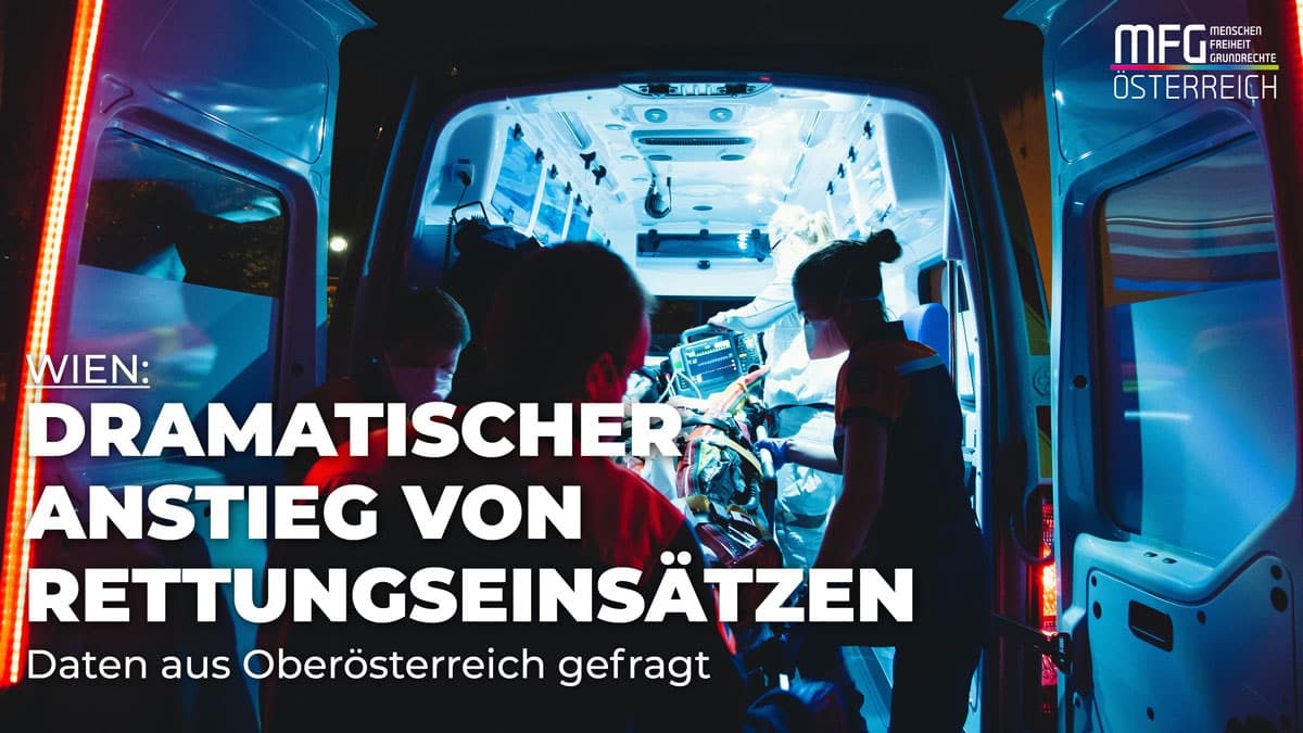Wien zeigt dramatischen Anstieg von Rettungseinsätzen – Daten aus Oberösterreich gefragt