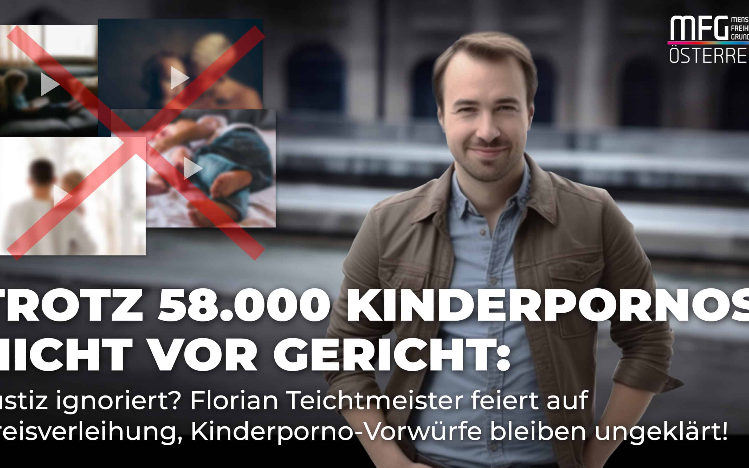 Kinderporno-Verdächtiger soll vor Gericht erscheinen, nicht bei der Preisverleihung!