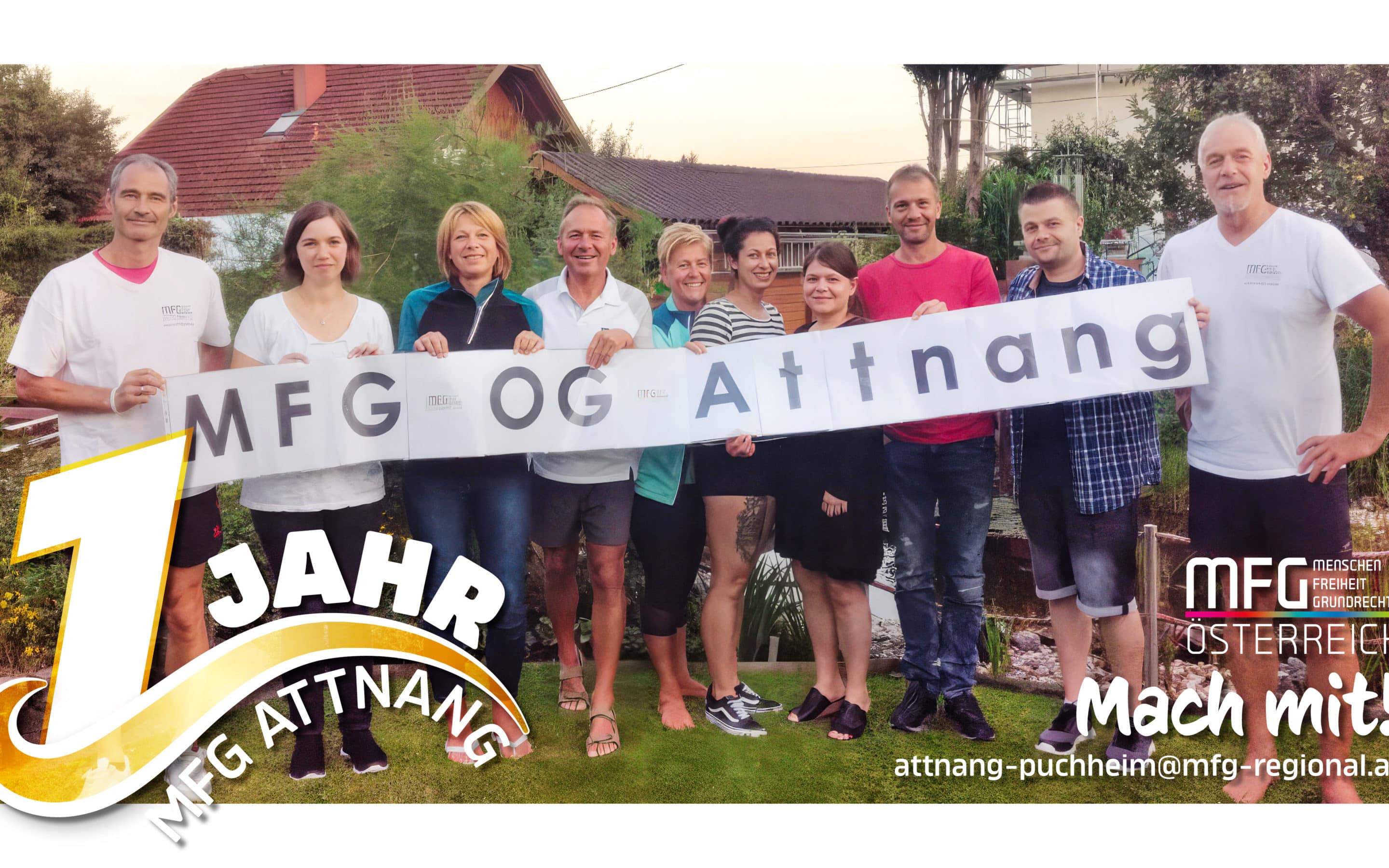 MFG ORTSGRUPPE ATTNANG – Wir sind 1 Jahr!