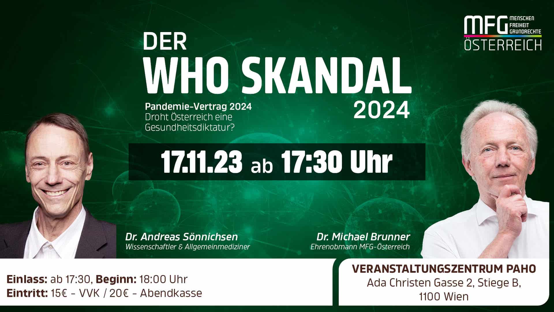 VORTRAG: DER WHO SKANDAL PANDEMIEVERTRAG 2024