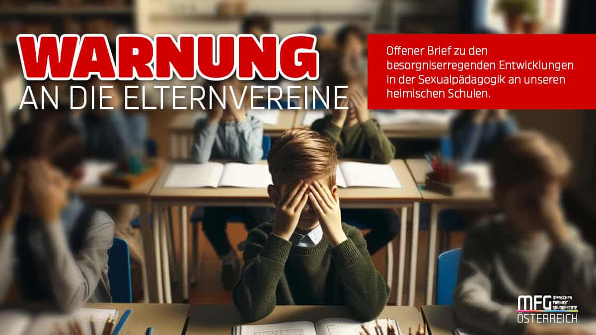 Offener Brief an die Elternvereine – WARNUNG WHO Leitfaden „Standards für Sexualerziehung in Europa“
