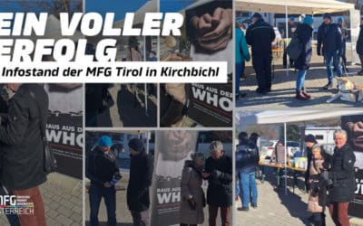 Alarmstufe Rot für Demokratie und Souveränität! MFG Tirol kämpft gegen WHO-Pandemievertrag