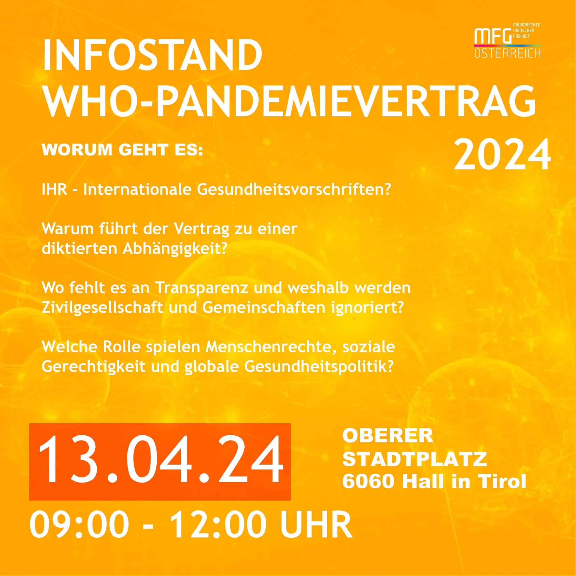 INFOSTAND MFG – Hall in Tirol
