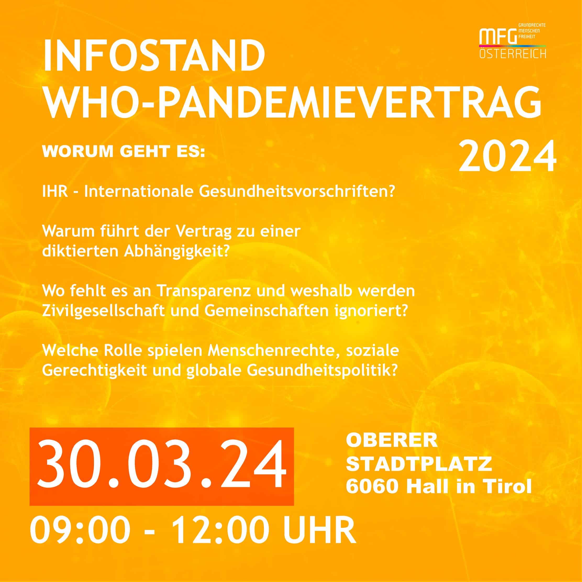 INFOSTAND MFG – Hall in Tirol