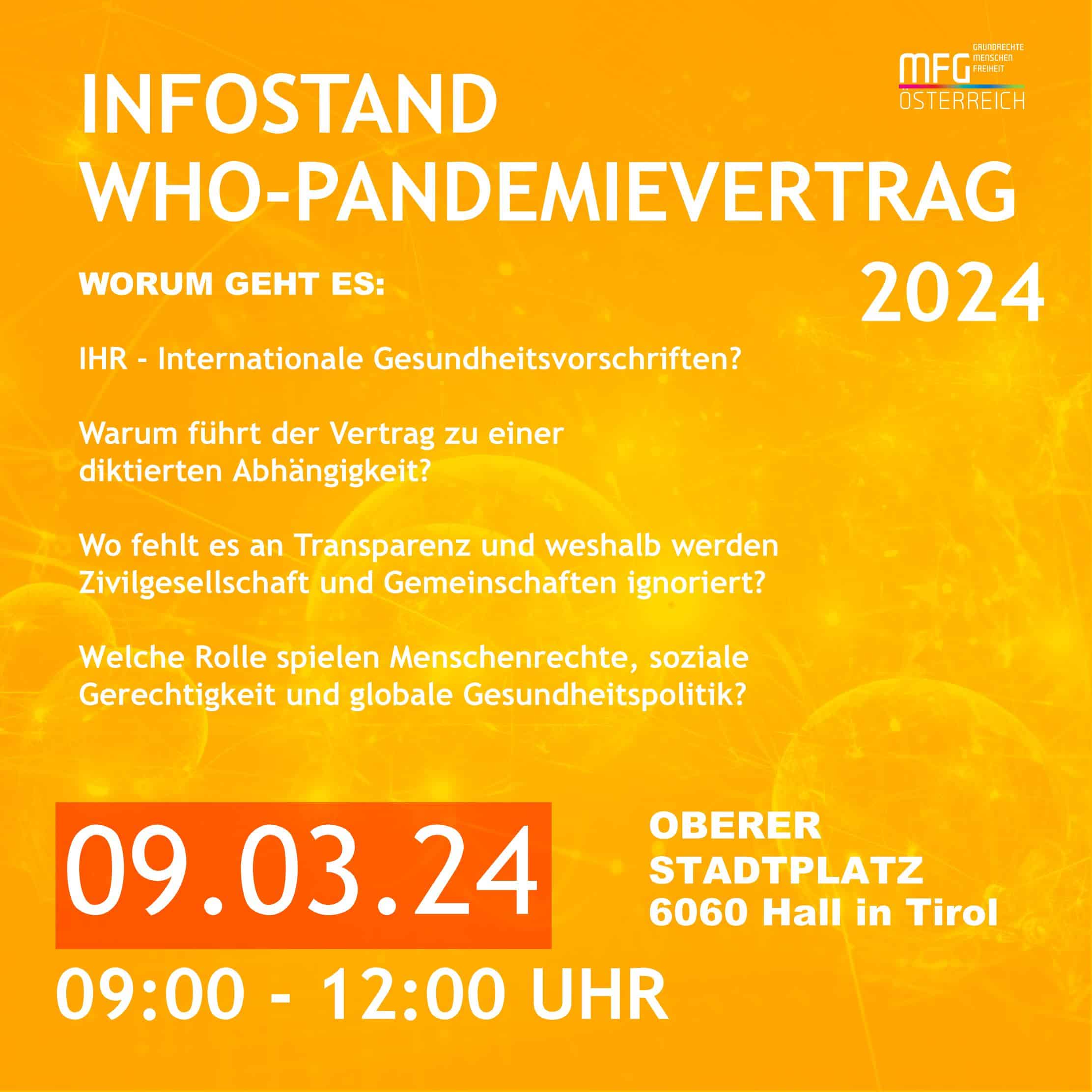 INFOSTAND MFG – Hall in Tirol