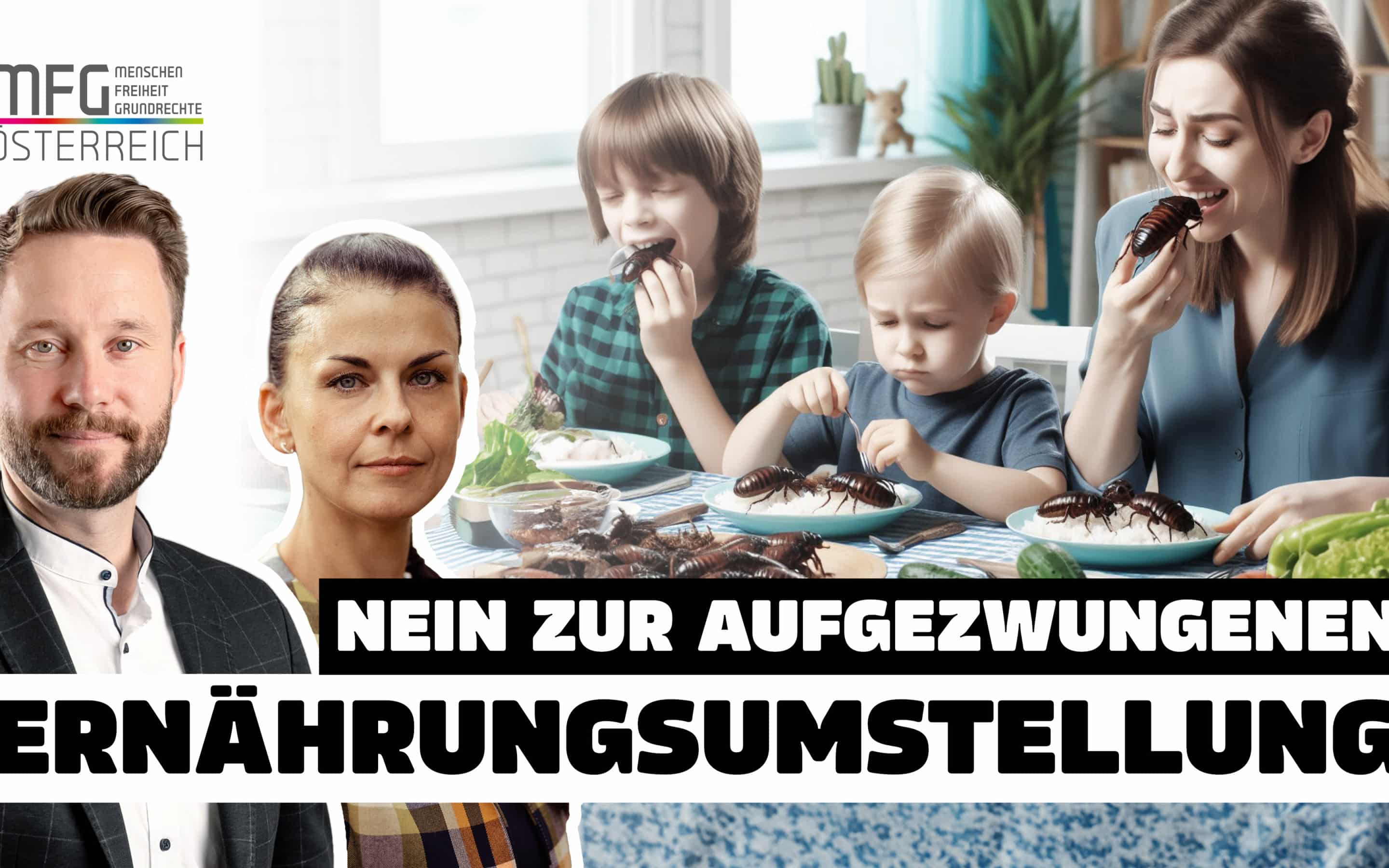ORF beschallt Österreich: Ihr müsst zukünftig Insekten essen! Wo bleibt eigentlich die Demokratie?