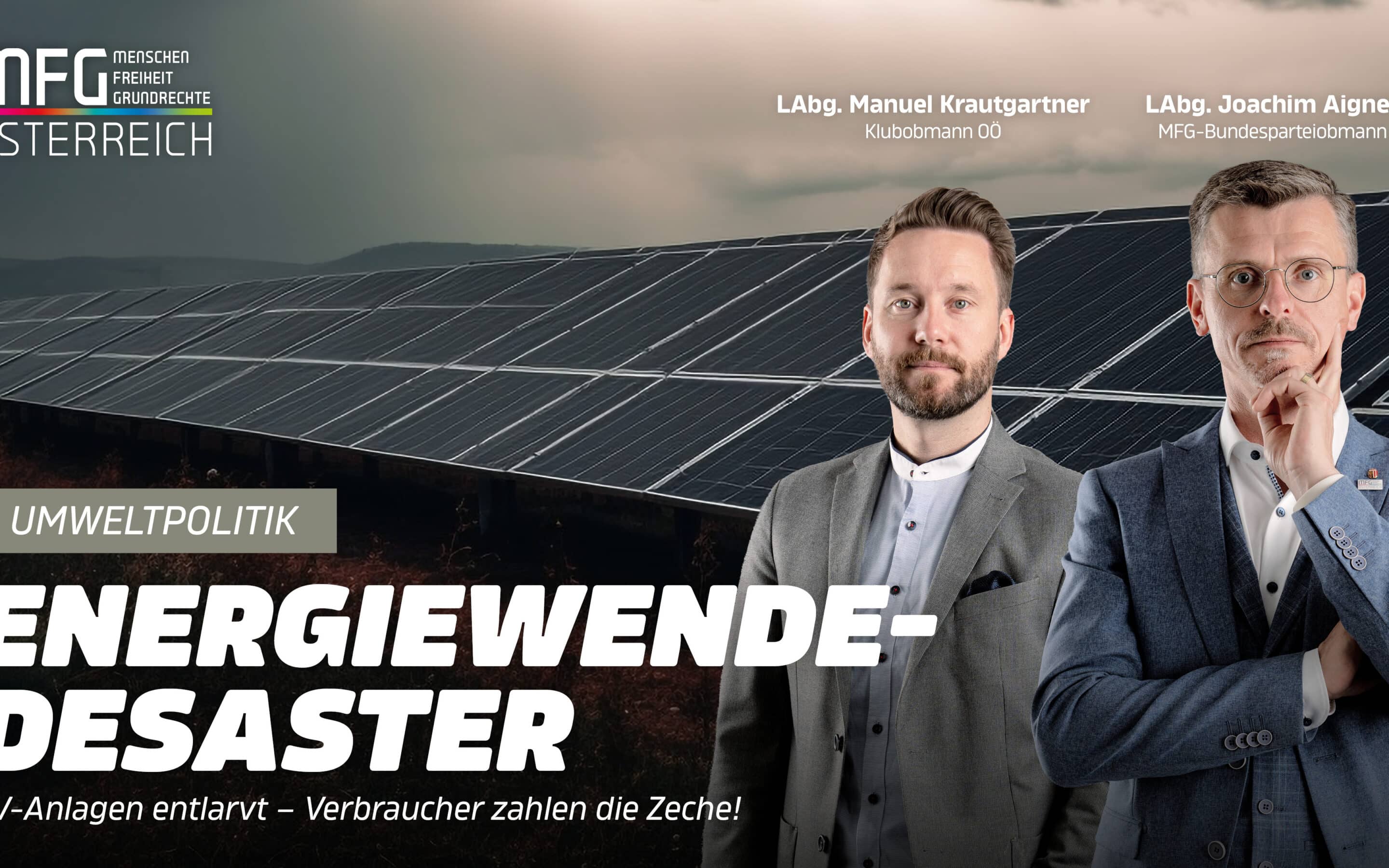 MFG: „Die PV-Lüge fällt uns jetzt auf den Kopf“