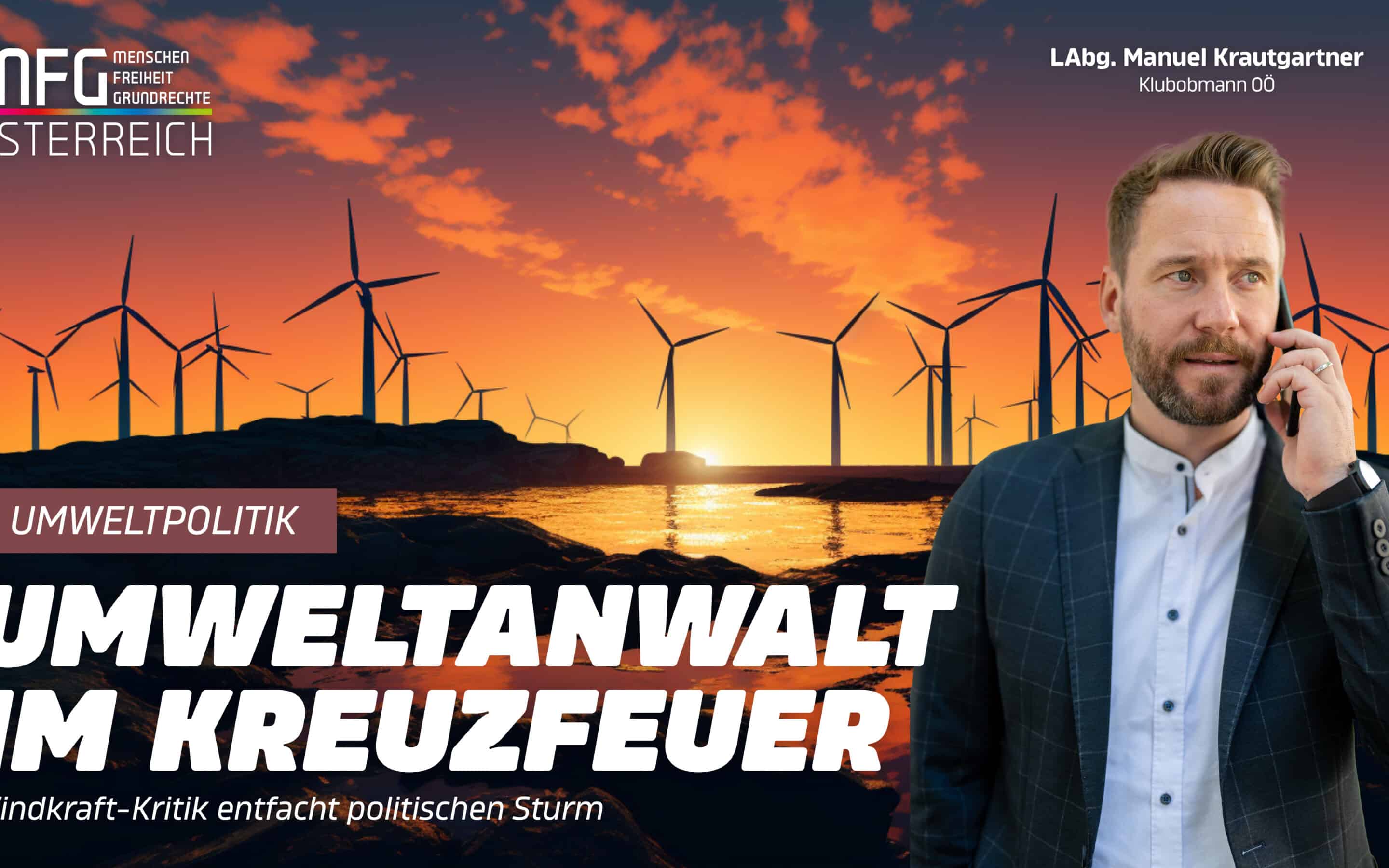 Umweltanwalt Donat wegen Windkraft-Kritik im Fadenkreuz