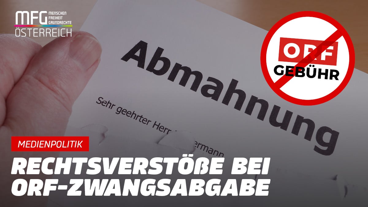 ORF-Haushaltsabgabe: MFG enthüllt Rechtsverstöße und fordert Konsequenzen