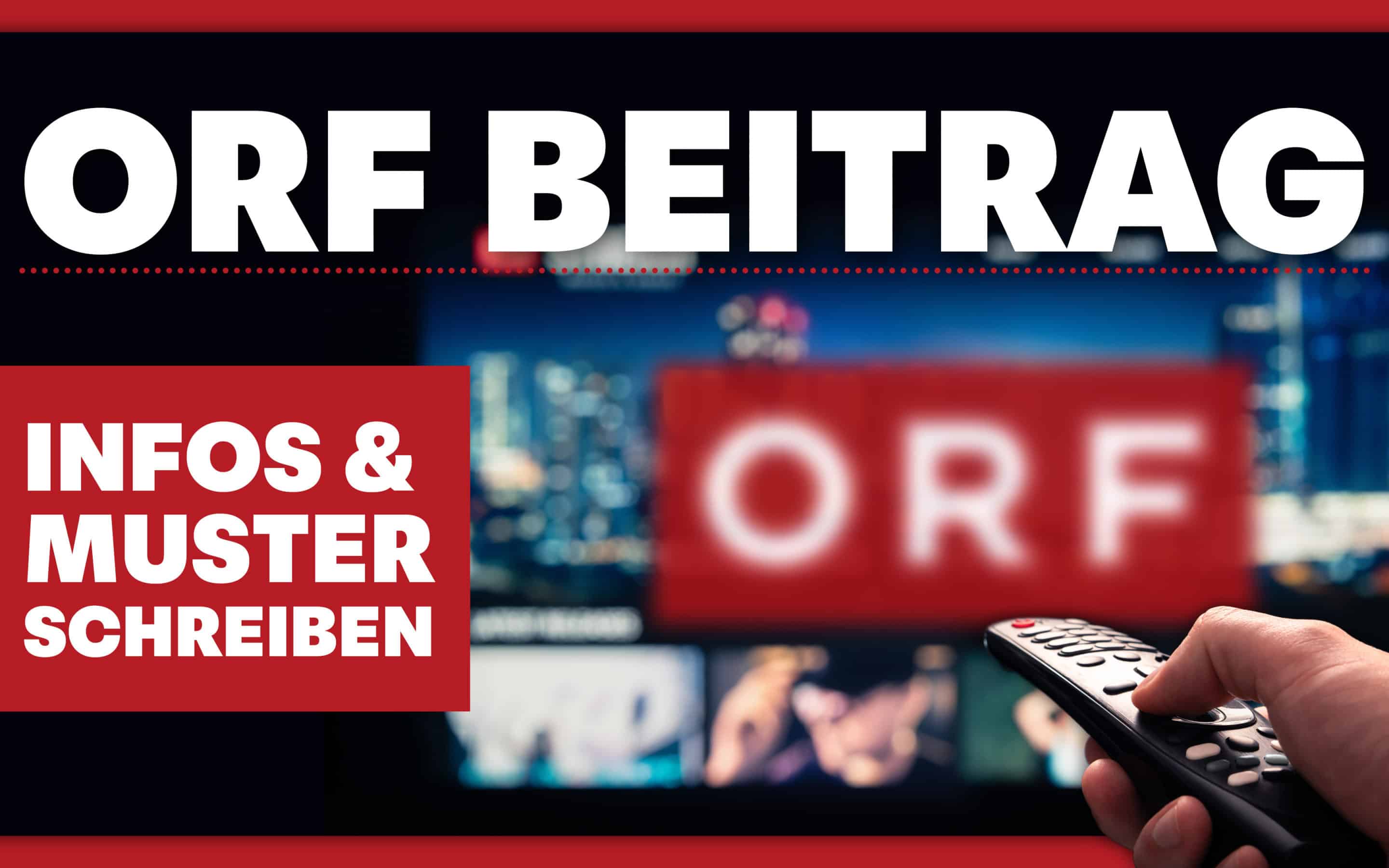Informationen zur ORF-Haushaltsabgabe ab 2025