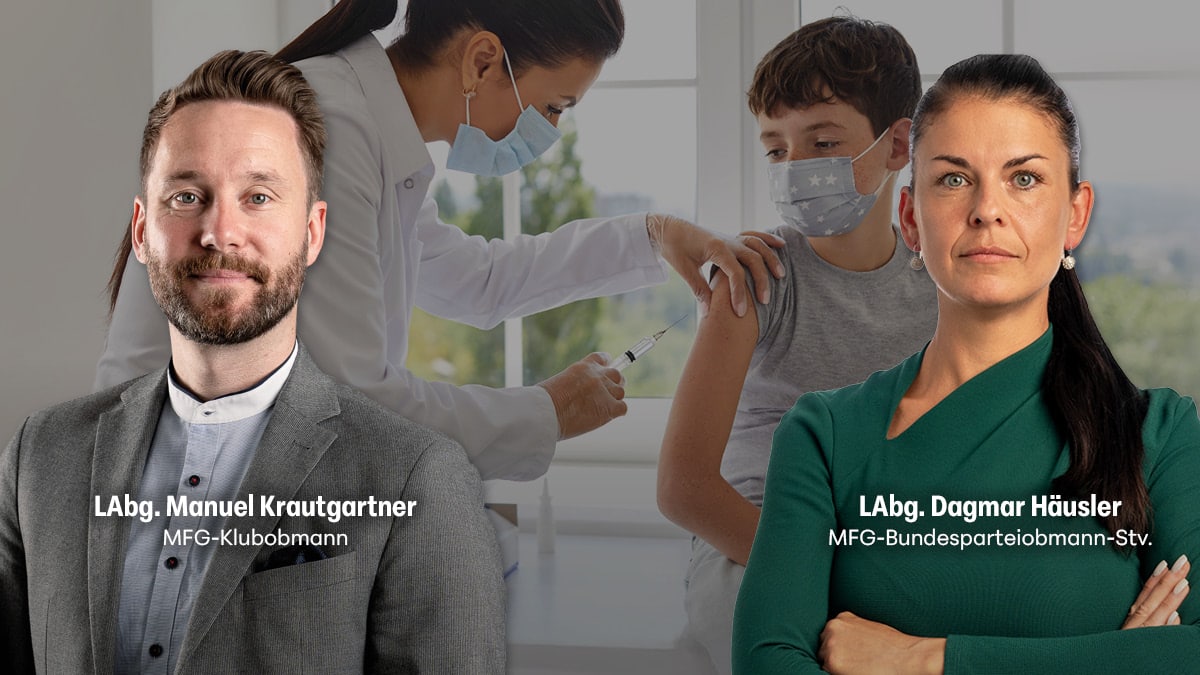 Kinder-Zwangsimpfung durch die Hintertür – MFG fordert Rücktritt von Landesrätin Haberlander