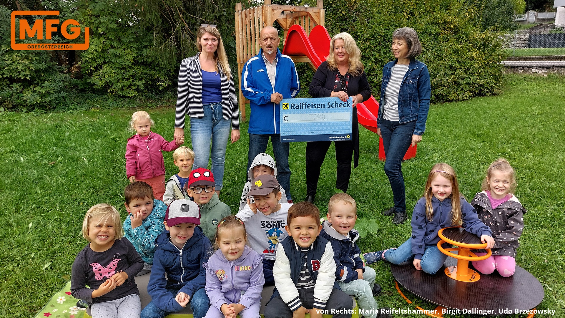 MFG Aurolzmünster spendet für den Kindergarten – Politik mit Herz und Verantwortung