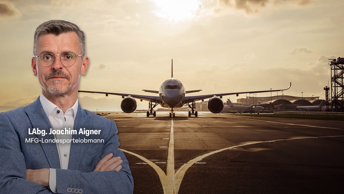 MFG OÖ kritisiert: Landesrat Achleitner weicht zentralen Fragen zum Flughafen Linz aus