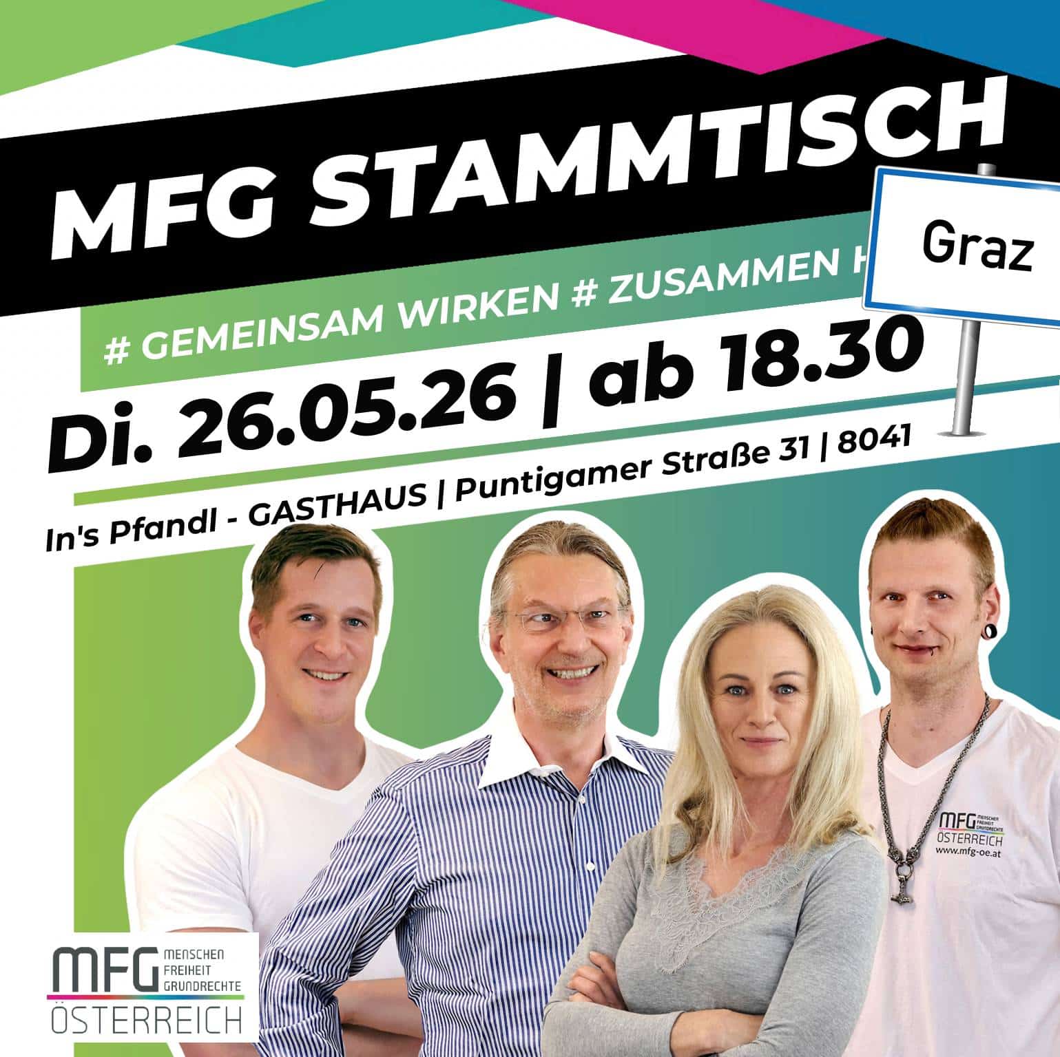 MFG STAMMTISCH GRAZ – Gemeinderatswahl!